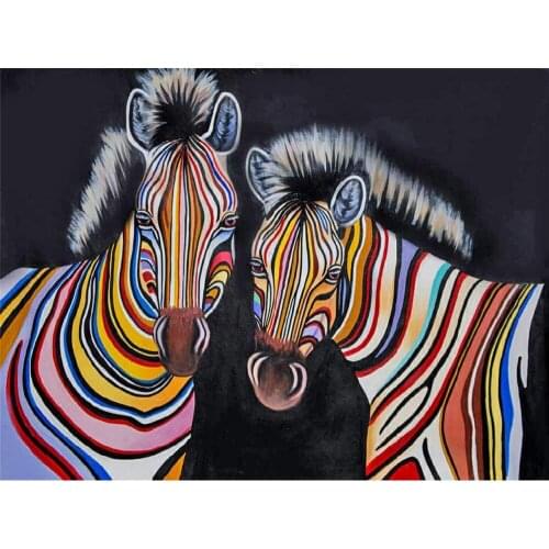 Animal Horse DIY 11CT Cross Stitch Embroidery Kits Needlework Craft Set Cotton Thread Printed Canvas Home Decoration On Sell