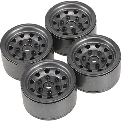 1:10 Tyre Tire Diecasts Alloy 1.9 inches Wheel hub Model Toy for TRX4 Axial SCX10 90046 D90 Accessories
