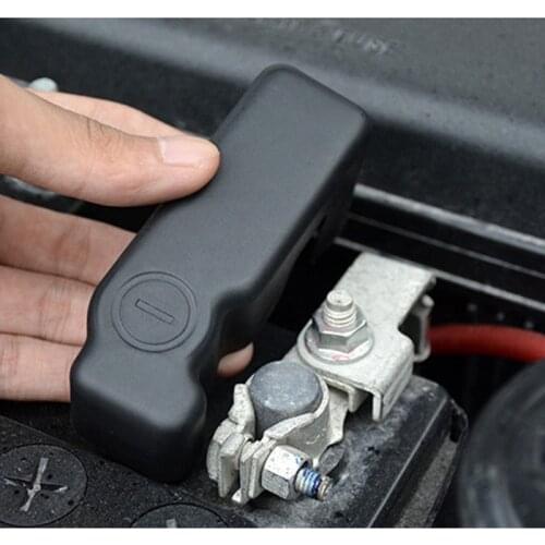 1PCS ABS Car Cover Cap Battery Protection Cover ABS Battery Negative Protective for Toyota Land Vios Yaris Cruiser 2006-2013