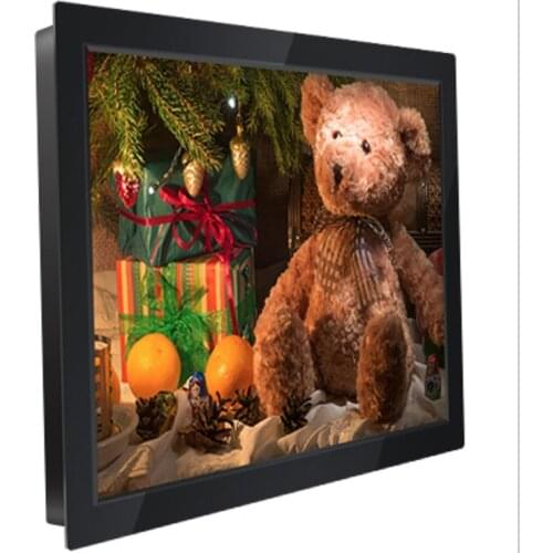 12.1 inch 800*600 four-wire touch screen industrial Monitor 12.1 inch rack mounting touch screen LCD monitor with DVI port