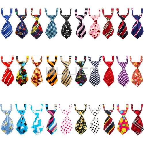 30pcs Pet Dog Cat Neckties Bow Tie Collar Mix Color Dog Cat Grooming Accessories for Holiday Festival Small Pets