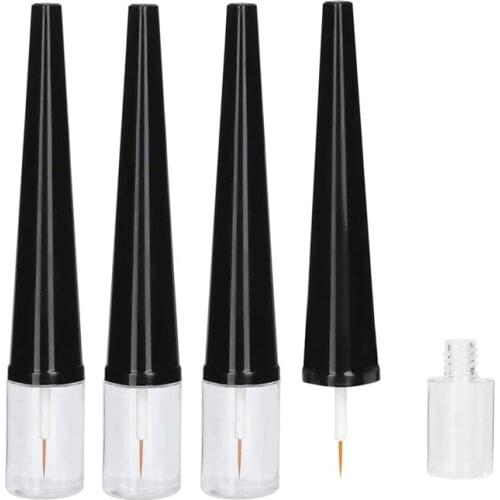 360 x 10ml Mascara Bottles Simple Transparent Plastic Empty Mascara Tube Makeup Eyelashes with Triangle cover Eyeliner Bottle