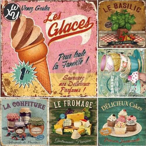 Diamond Painting Cross Stitch Ice Cream Full Drill Cross Stitch Kits Square Round Mosaic Art Le Basilic Diamond Embroidery Gifts