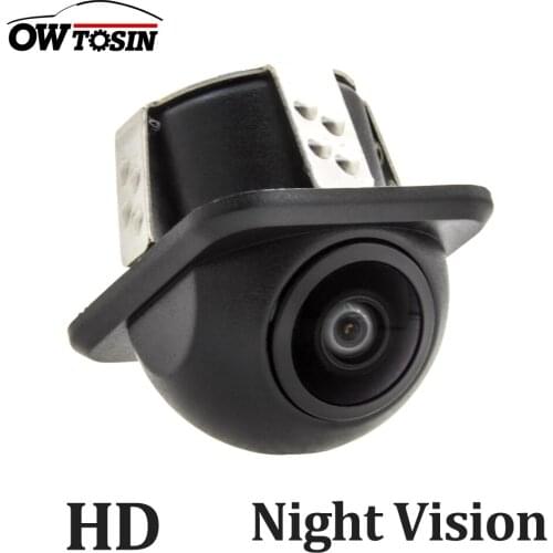 Owtosin HD 1280*720 Night Vision Car Rear View Camera Reversing Reverse Backup Parking Universal Camera RCA Connector