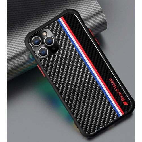 For Emblem power design for iphone 11 12 pro max and X XR XS Max 7 8 plus cases with Carbon Fiber style