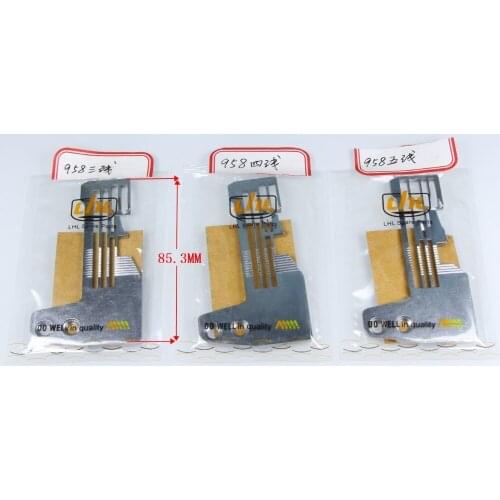 958 Three / Four / Five Thread Auto-Cutting-Thread Extend Length Needle Plate For SIRUBA 958 Sewing Machine