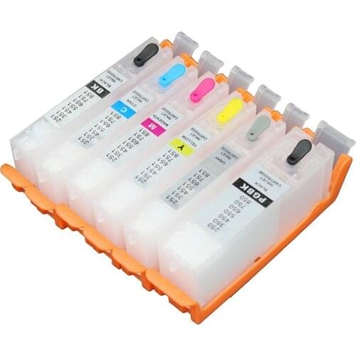 INK WAY 6C 2 sets PGI-150BK CLI-151 refillable ink cartridg for Canon MG5610 MG6310 MG6610 MG7110 MG7510 IP8710 printer