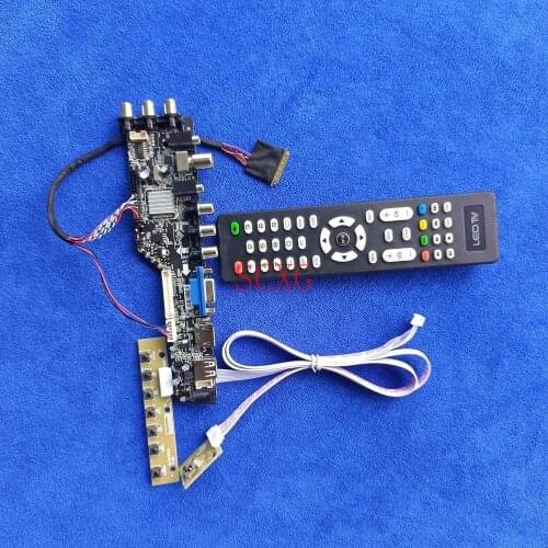 Kit Fit LP173WD1-TLA1/TLB2/TLC1/TLD2/TLE1/TLF1 LED 1600*900 HDMI-compatible USB AV VGA DVB Monitor drive card Digital 40Pin LVDS