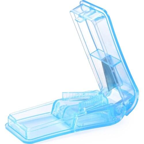 2pcs Pill Box Cutting Device for The Elderly and Children Device Transparent Plastic Medicine Box Integrated Pill Divider