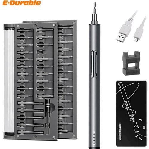 Mini Electric Screwdriver Type-C Fast Charging Screwdrivers Small Cordless Power Screwdriver Set for Phone Watch Laptop Camera