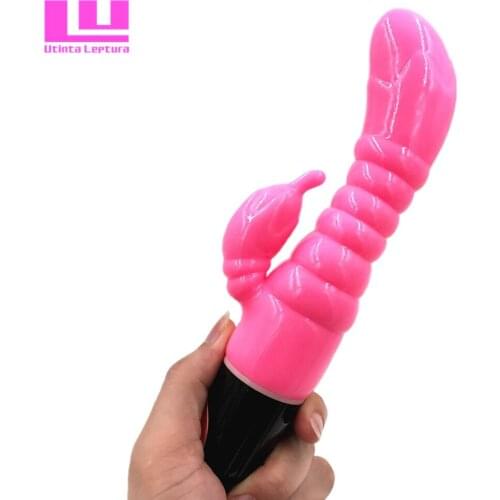 Utinta Leptura Multi Speed Dual Motor Silicone G-spot Vibrators Adult Products Clit Massager Erotic Sex Toys for Women