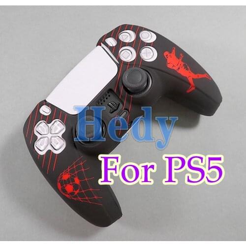2pcs Soft Silicone Gel Rubber Cover Case For Playstation 5 PS5 Controller Protection Skin Anti-slip For Sony PS5 Gamepad case