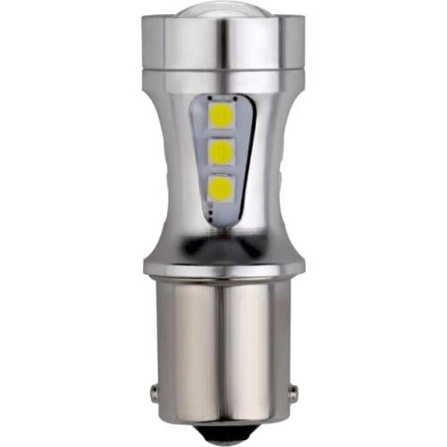 P21W BA15S 1156 B 3030 18SMD 18LED Brake Lamp Reversing Lamp Turning Lamp Brake Lights LED White Light Universal Aluminum 0.43A