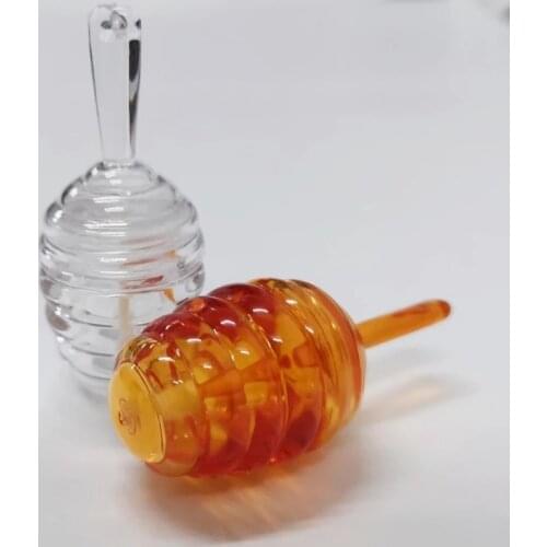 5.5ml Plastic Lip Gloss Tube Diy Empty Liquid Lipstick Container Honey Shape Lipgloss Lip Balm Bottle Lip Gloss Bottle Cosmetics