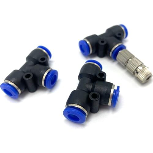 Pneumatic Connector Fittings, Tube Connector, Pneumatic Components, Slip Lock Pipe Connector, Plastic Nozzle Fittings