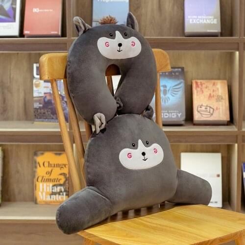 Head of bed figure pillow cushion for leaning on office back cushion on chair back cushion u-shaped pillow for leaning on car