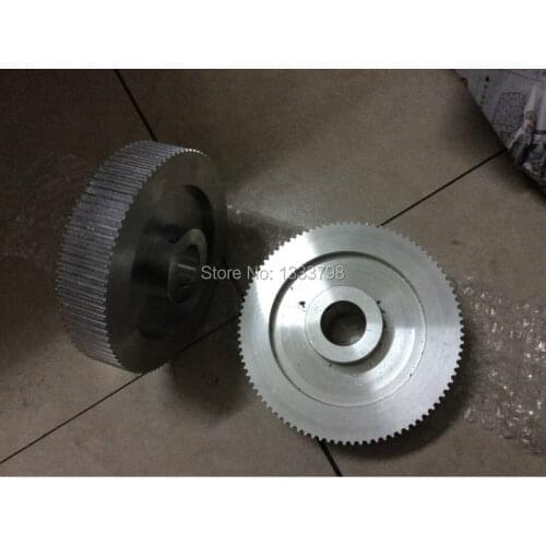 Strong aluminum alloy 92 teeth 5mm pitch HTD5M pulley,fit for 25mm belt