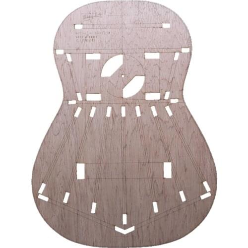 Classical Guitar Layout Template for Torres 1 - Guitar Building