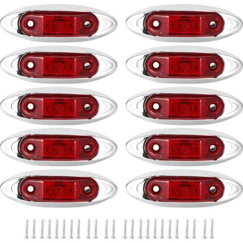 Light bulbs for cars Rolling Car Truck Signal Warning light 3LED Side Marker Light Waterproof Dustproof Lamp for