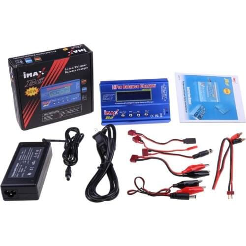 2021 New iMAX B6 80W Battery Charger Lipo NiMh Li-ion Ni-Cd Digital RC IMAX B6 Lipro Balance Charger Discharger + 15V 6A Adapter