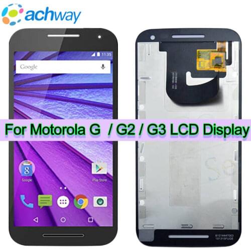New For Motorola Moto G3 Disply G3 LCD XT1550 XT1540 XT1543 LCD Display Touch Screen Digitizer Assembly For Moto G2 LCD Display