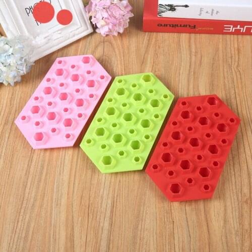 3D Diamonds Gem Cool Ice Cube Chocolate Soap Tray Mold Silicone Fodant Moulds Ice Cream Tools For Ice Cream Makers