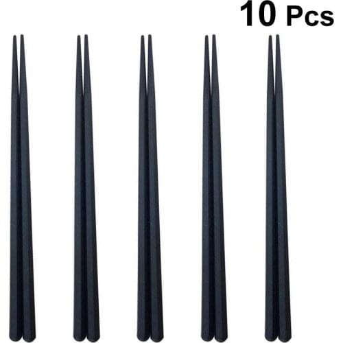 5 Pairs Hexagon Chopsticks Practical Anti-scalding Sushi Chopsticks Tableware for Home Restaurant