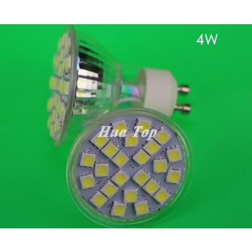 5pcs Best Price 4W GU10 5050 SMD 24 LED White Warm White Spotlight Bulb Lamp 220V Energy Saving Home Ceiling lampadas Lights