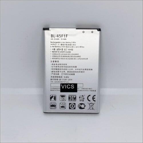 High Quality BL-45F1F Battery For LG K8 K4 K3 M160 LG Aristo MS210 2410mAh X230K M160 X240K LV3 (2017 Version K8) battery