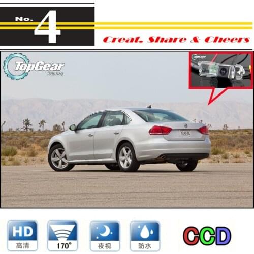 Car Camera For Volkswagen VW Passat B6 B7 2009~2015 High Quality Rear View Back Up Camera For PAL / NTSC to Use | CCD + RCA