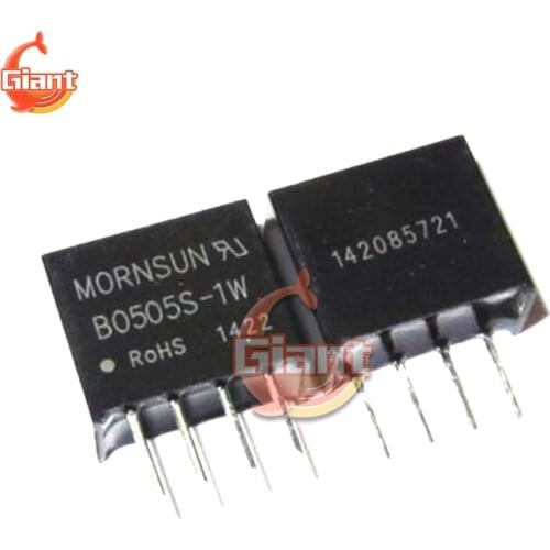 B0505S 1W Regulated Power Supply Module DC-DC Isolated Converter Galvanic 5V to 5V Isolating Switching Power Module 4 Pins DC 5V