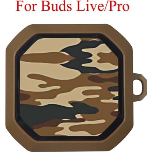 Case For Samsung Galaxy Buds Pro Live Cover Luxury TPU PC Earphone Accessories Earphone Cover For Buds Live Case With Keychain