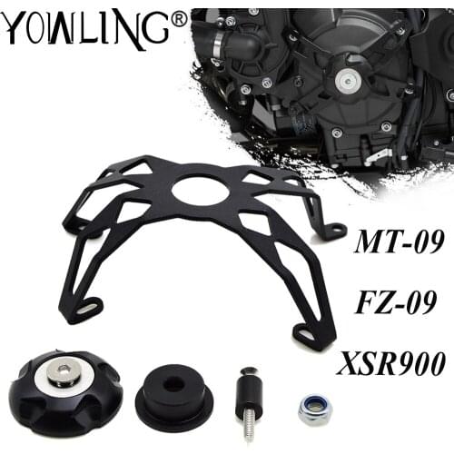 Motorcycle Part Engine Stator Slider Protection Cover Bracket Alternator Guard FOR YAMAHA MT-09 MT09 SP 2017 2018 2019 2020 2021