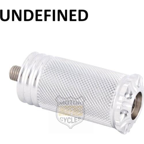 Chrome Motorcycle Shifter Peg Knurled Burst CNC Shift Pegs Cover For Harley Sportster 1200 883 Fatboy Low Glide UNDEFINED