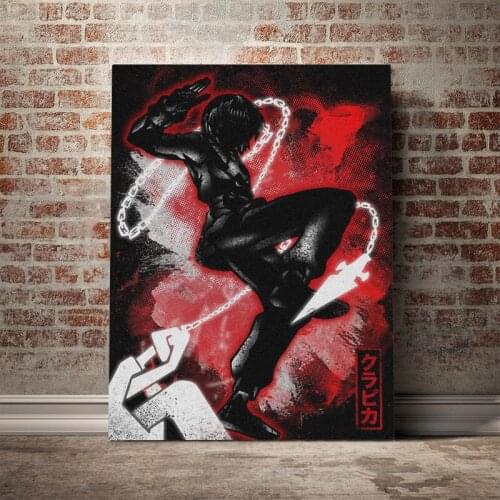 Kurapika HUNTERxHUNTER hxh poster Canvas Wall Art Decoration prints for living Kid Children room Home bedroom decor painting