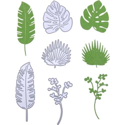 Leaf Embossed Carbon Steel Knife Die-cut Template Plant Knife Die DIY Greeting Card Scrapbook Decoration Making Crafts