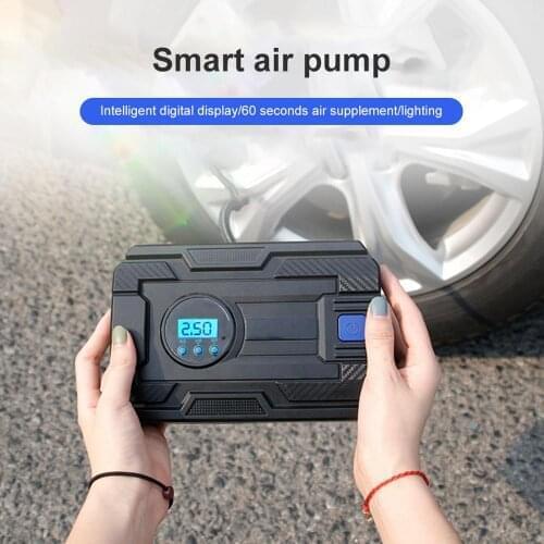 150PSI Car Motobike Tire Inflator Digital Air Pump With LED Light Car Air Compressor For Car Motorcycle Light Tire Pump DC12V