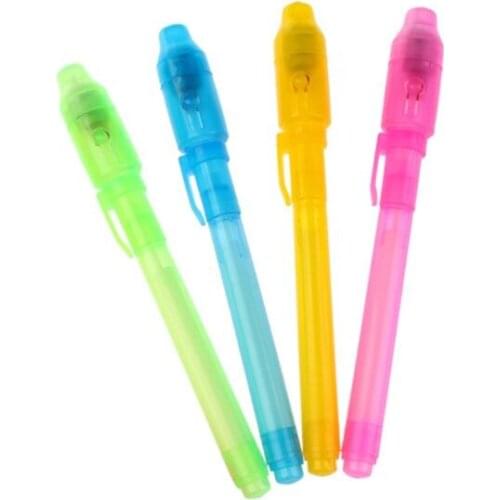 Invisible Pen with UV Light Secret Message Pens Pack of 4 PXPA