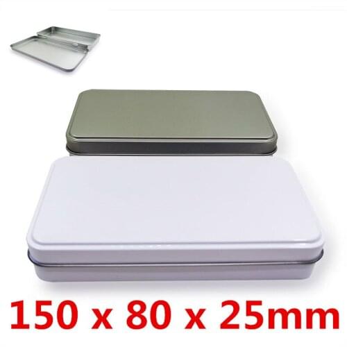 New Square flip tin box Office supplies storage box Jewelry storage small tin box Cosmetic storage box
