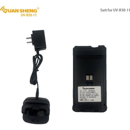 Walkie Talkie Two Way Radio Accessories Original Battery And Charger For Quansheng UV-R50-11 HF Communicador Intercom Backup Kit