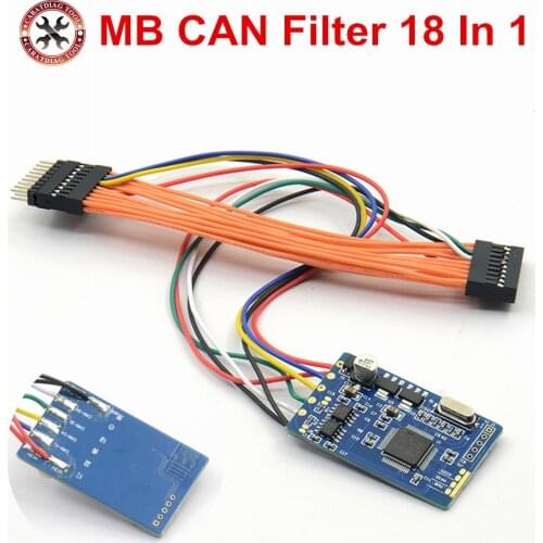 Professional for MB 18 In 1 CAN Filter For MB CAN Filter 18 in1 for Benz/forBMW Universal Emulator for Multiple Car Models