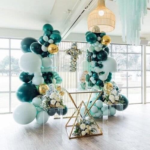 Simple Modern Luxury Iron Decoration Wall Backdrops Flower Rack Wedding Props DIY Sign Square Frame Balloons Advertising Arch