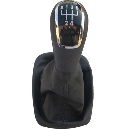 5 6 Speed Car Shift Knob Auto Gear shifter Manual Lever For Skoda Fabia MK II MK2 2000 2001 2002 2003 2004 2005 2006 2007 2008