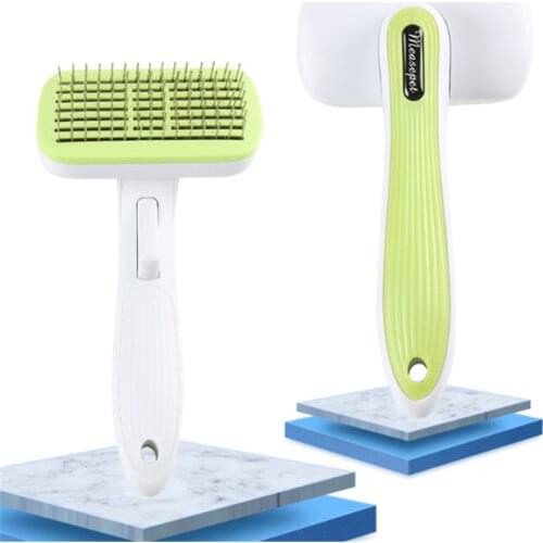 Pet Dogs Hair Combs Multifunctional Pet Hair Remover Cats Flea Cleaning Supplies Pet Stainless Steel Grooming Brushes for Bath