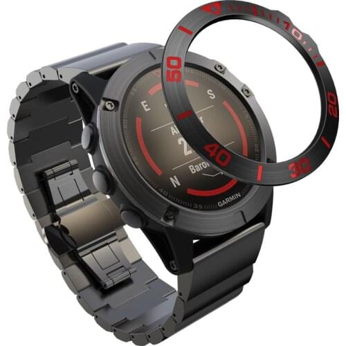 Steel Protection Bezel Ring Case For Garmin Fenix 5X 5XPlus 3 3HR Watch Styling speed Adhesive Anti Scratch Metal Cover Frame