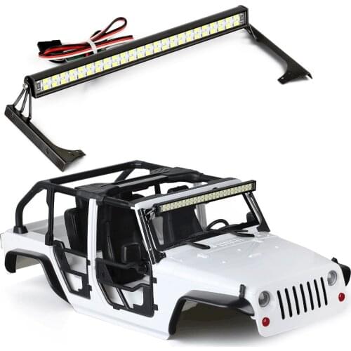 1PCS LED Light&Control Panel 48LED Bar for 1/10 RC Crawler Axial 90046 SCX10 III AXI03007 Jeep Wrangler Body Shell