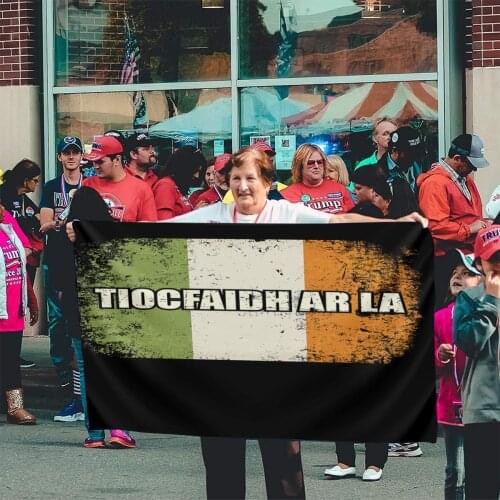 Tiocfaidh Ar La Irish Flag 1319 Pride Flag Printed Gift Banner Home Outdoor Serbia Morocco Lithuania Lgbt Accessories