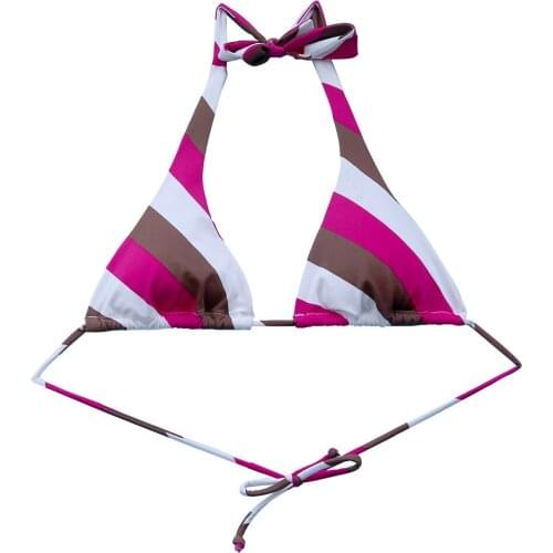 The Top bikini Vintage Bikinis Swimsuit Bandage Striped Bikini Red Stripe Swimwear Women Swim tops