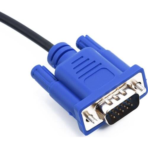 1 Meter HDMI To VGA Cable Male Video Adapter Lead Connector For HDTV PC Computer