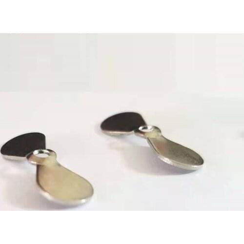 10-100pcs/lot DIY rotating Sequin accessories Small whirling blade steel wire round bead U-ring Copper Pendant fishing hook